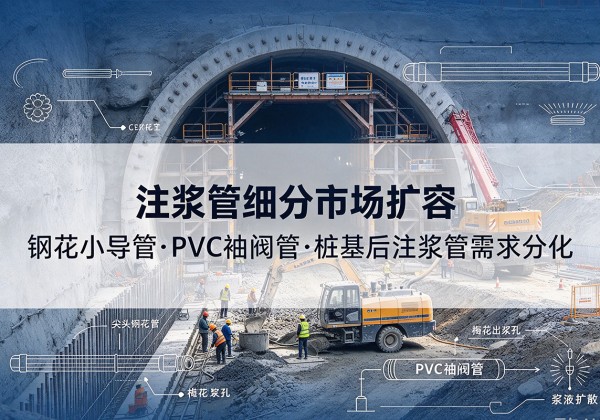 独山注浆管细分市场扩容，隧道钢花小导管、PVC 袖阀管、桩基后注浆管需求分化