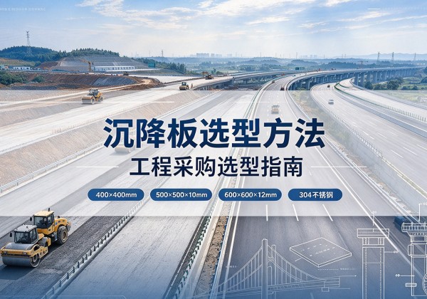 独山沉降板选择方法